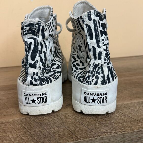 SIZE 8 Converse Chuck Taylor All Star Lugged Womens Platform Shoes jungle - Picture 4 of 7